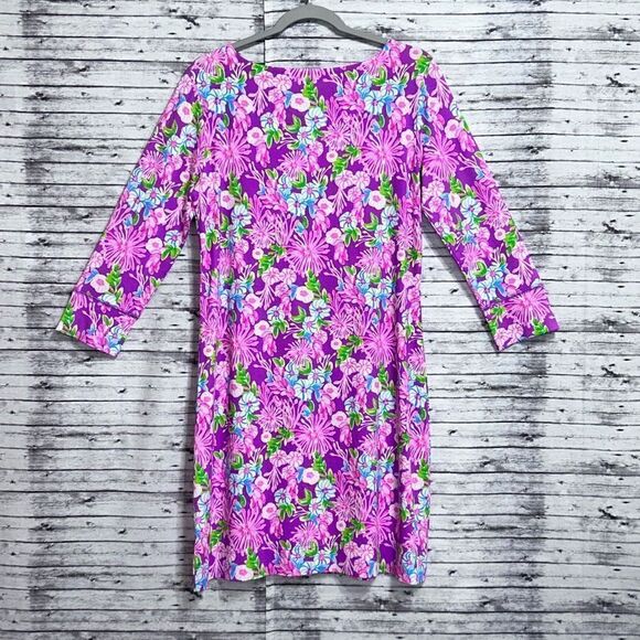 Lilly Pulitzer UPF 54+ Sophie Dress Moms The Word - Picture 2 of 12